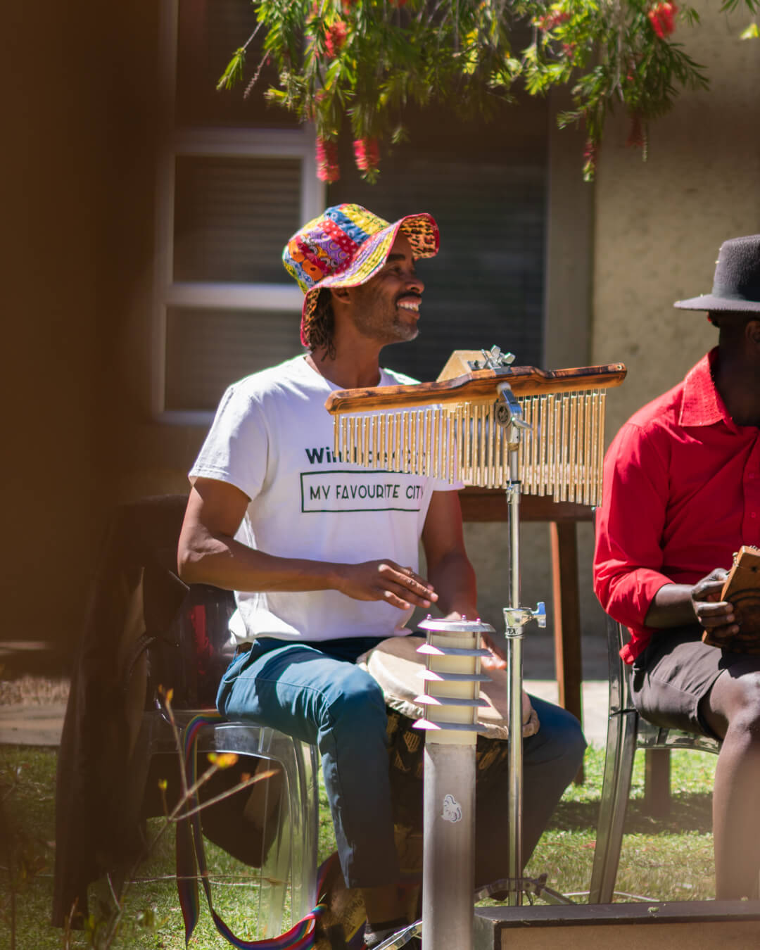 Live music in the Fresh 'n Wild Garden